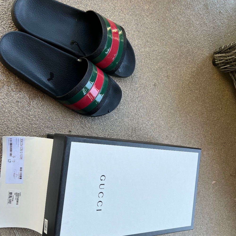 Guaranteed authentic Gucci slides
